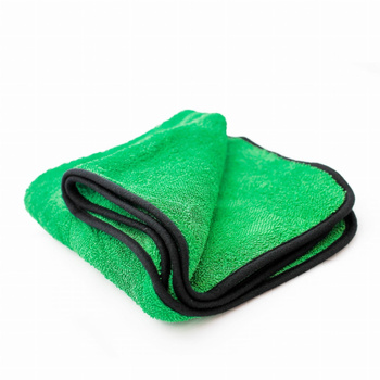 RĘCZNIK Z MIKROFIBRY DO OSUSZANIA AUTA 40X60, 700GSM ZIELONY - AMP GREEN DEVIL TWIST TOWEL