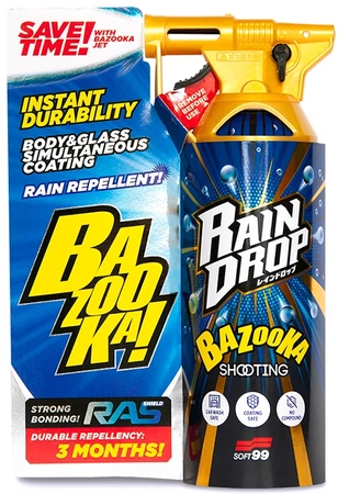 SOFT99 RAIN DROP – PRODUKT DO SZYBKIEGO ZABEZPIECZENIA LAKIERU, SZYB, PLASTIKU I CHROMU 300ML
