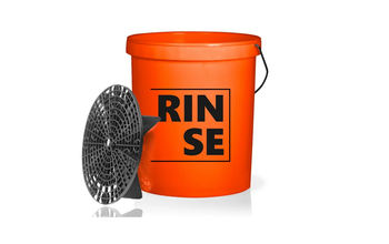 Wiadro detailingowe z przykrywka i seperatorem 16L orange- Monster Shine