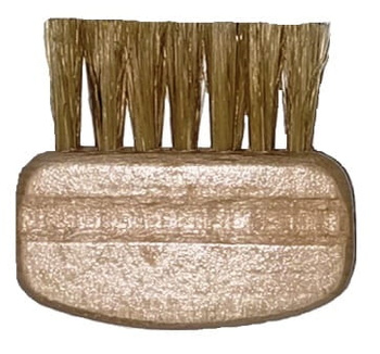 Mała szczotka do skóry, włosie naturalne, szczecina - AMP Mini Expert