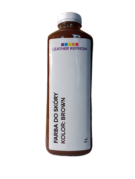 Farba do skóry Brown 1l - Leather Refresh