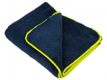 RĘCZNIK Z MIKROFIBRY DO OSUSZANIA AUTA 60X90, 550GSM GRANATOWY - AMP FLUFFY YELLOW PROFESSIONAL