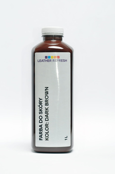 Farba do skóry Dark Brown 1l  - Leather Refresh