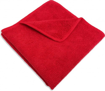 MIKROFIBRA PROFESJONALNA 30X30 320 GSM CZERWONA - AMP