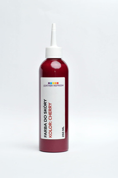 Farba do skóry Cherry 250ml  - Leather Refresh