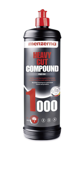 MENZERNA 1000 HEAVY CUT COMPOUND - MOCNO ŚCIERNA PASTA POLERSKA POD PAD 250ML