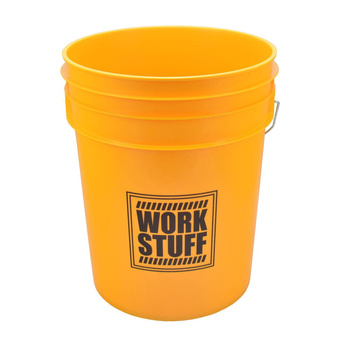 WIADRO DETAILINGOWE 20 L - WORK STUFF "WASH" ŻÓŁTE