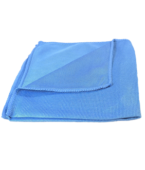 MIKROFIBRA DO SZYB, BEZ SMUGOWA, 40X40 240GSM NIEBIESKA - AMP PERFECT GLASS