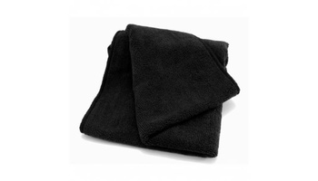 MIKROFIBRA PROFESJONALNA 30X30 320 GSM CZARNA - AMP