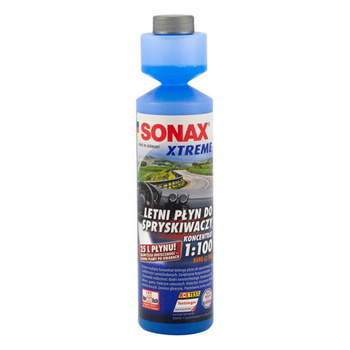 Letni płyn do spryskiwaczy, koncentrat 1:100 250ml - Sonax Xtreme Nano Pro